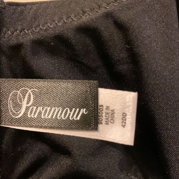 Paramour Size 42DD Nursing bra black NWT - Picture 5 of 8